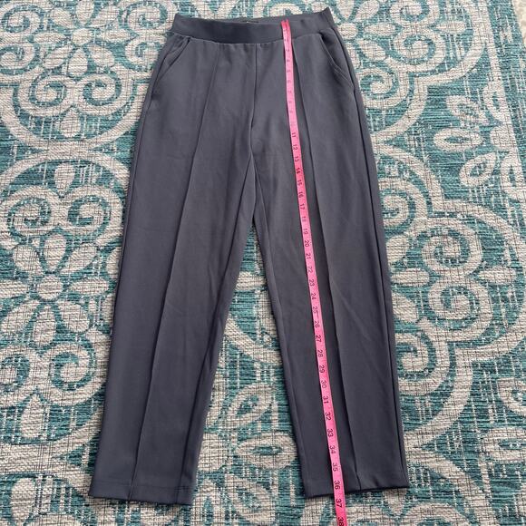 LOFT Seasonless Stretch Double Pleat Taper Pants in‎ Heather - Picture 8 of 10